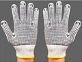 Industrial Garden Cotton Gloves PVC Dotted Gloves Safety Labor Work Gloves  5