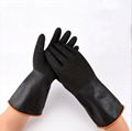 Heavy Duty Anti-oil Waterproof Industrial PVC Nitrile Rubber Latex Gloves  1
