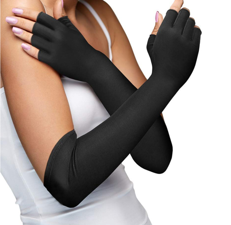 Copper Fit Compression Gloves Long Arthritis Gloves Carpal Tunnel