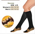 Long High Socks Copper Compression Socks For Men Women  Circulation 2