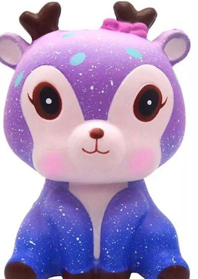 Jumbo Kawaii Popcorn Fries Panda Squishy Cake Deer Milk Squeeze Toys Slow Rising 5