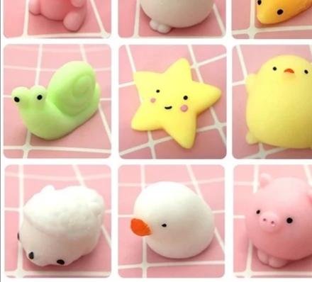 2021 Fidget Toys Squishy Soft Toy Cute Animal Antistress Pop it Slow Rising Reli 2