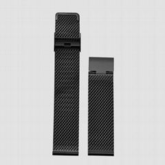 BLACK MESH BAND IN STAINLESS-STEEL MANUFACTURER