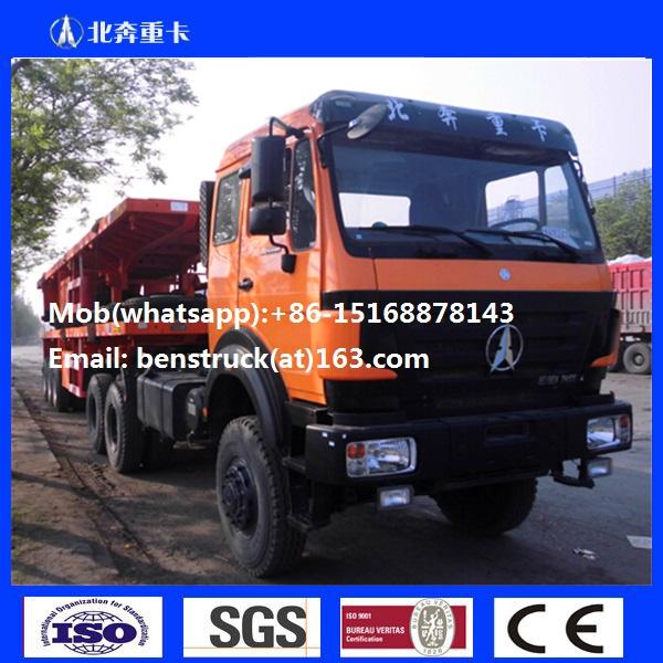 China Beiben North Benz 6x6 All Wheel Drive Tractor Truck 2638 2