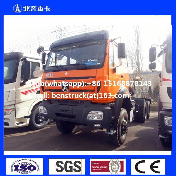 420HP Rigid Beiben Truck NG80 6x4 Tractor Truck for Towing 2642SZ 2