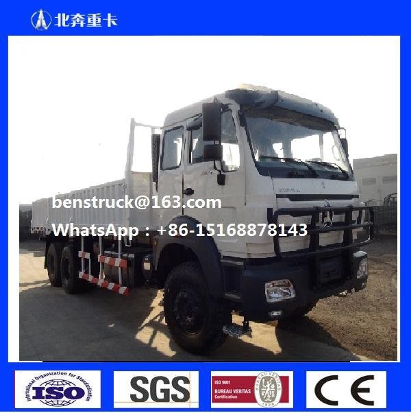 China Beiben North Benz 6*6 All Wheel Driving Long Chassis Cargo Truck 2642AP