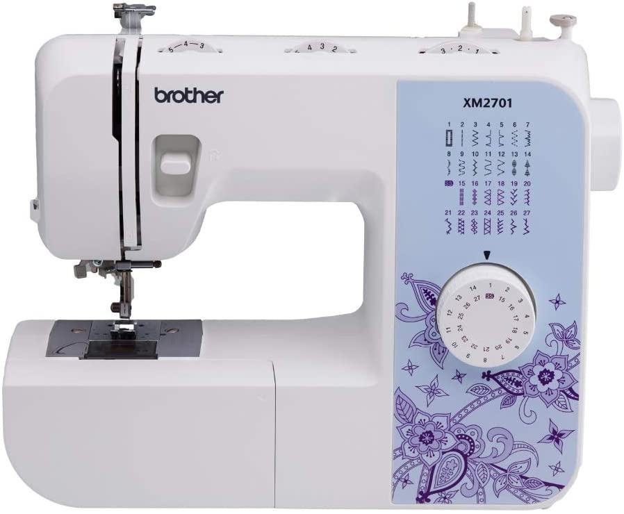  XM2701 Sewing Machine, Lightweight, Full Featured, 27 Stitches, 6 Included Feet