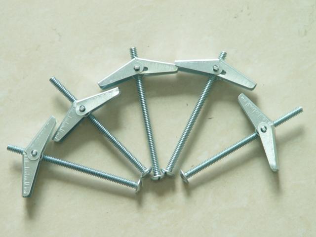 Spring Toggle Anchor Screws Ceiling Anchor Butterfly Zinc