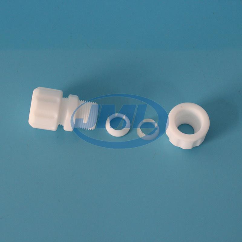 PTFE/PVDF/PP扩口式接头三通直通弯头，支持加工定制