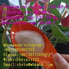 whatsapp 008615383992253 Tetracaine hcl Procaine Lidocaine Benzociane