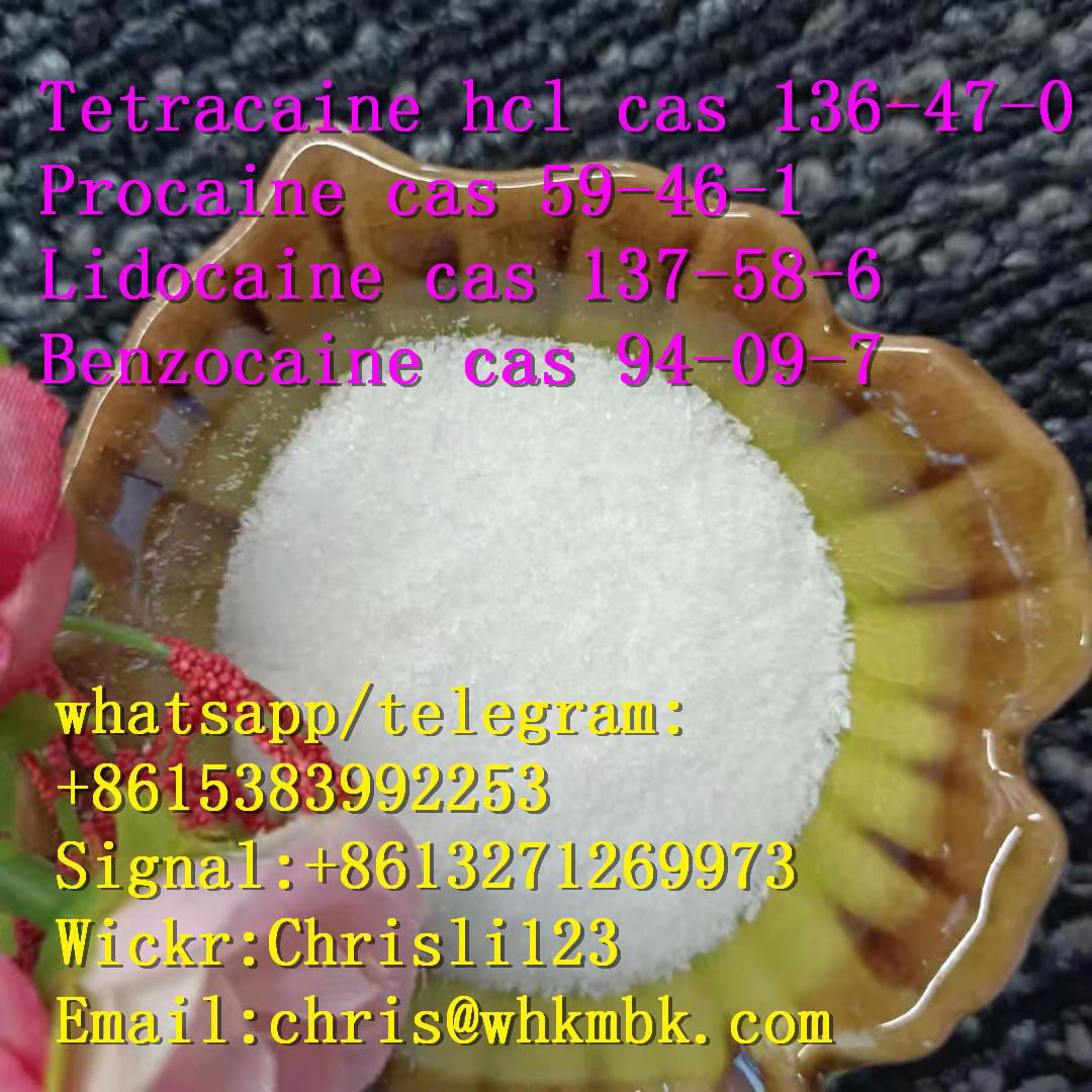whatsapp 008615383992253 Tetracaine hcl Procaine Lidocaine Benzociane 2