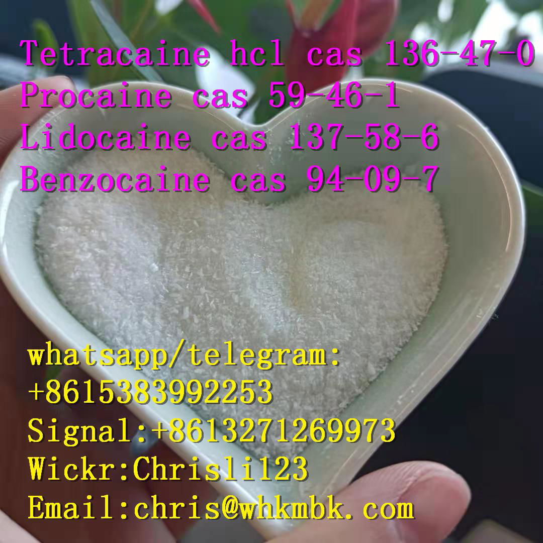 whatsapp 008615383992253 Tetracaine hcl Procaine Lidocaine Benzociane 3