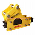 silence type hydraulic hammer excavator breaker 5