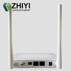 Gpon WiFi ONU 1ge+1fe +CATV (1*10/100/1000M and 1*10/100M) for FTTH Access