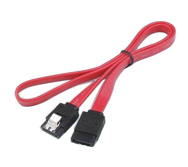 SATA III red L=45cm 6.0 Gbps 7pin Female to Female Data Cable with Locking Latch