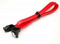 SATA III red L=45cm 6.0 Gbps 7pin Female to Female Data Cable with Locking Latch 2