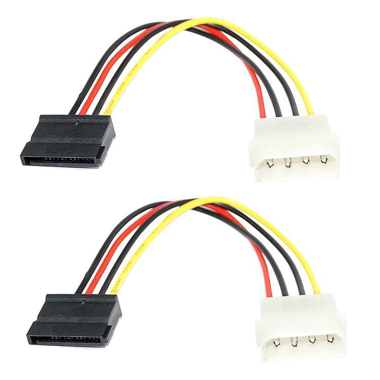 15P SATA to 4Pin Molex Power Cable IDE To SATA 15P Cable 2