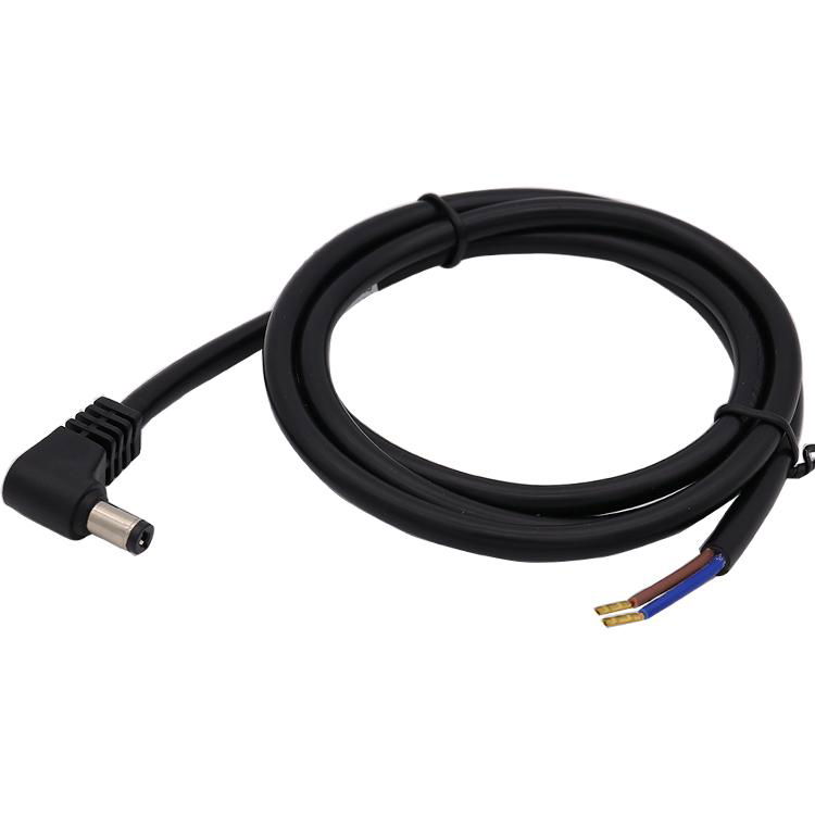 OEM 5.5mm 2.1mm 90 Degree Right Angle DC Power cable 2