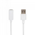 SB 2.0 Type A Male to USB 2.0 Type C Female extension cable 4