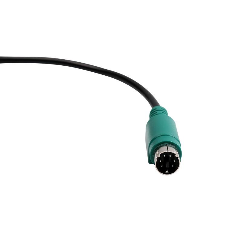 Mini Din 8pin Male To 4P Housing audio Video Cable 2