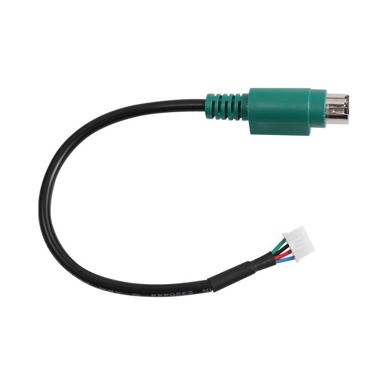 Mini Din 8pin Male To 4P Housing audio Video Cable 4