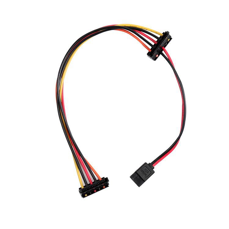 Customized SATA Power 15Pin female to Slimline 6Pin Power Adapter Cable 2