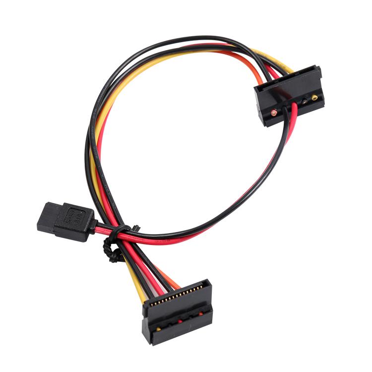 Customized SATA Power 15Pin female to Slimline 6Pin Power Adapter Cable 4