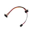 Customized SATA Power 15Pin female to Slimline 6Pin Power Adapter Cable 1