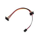 Customized SATA Power 15Pin female to Slimline 6Pin Power Adapter Cable