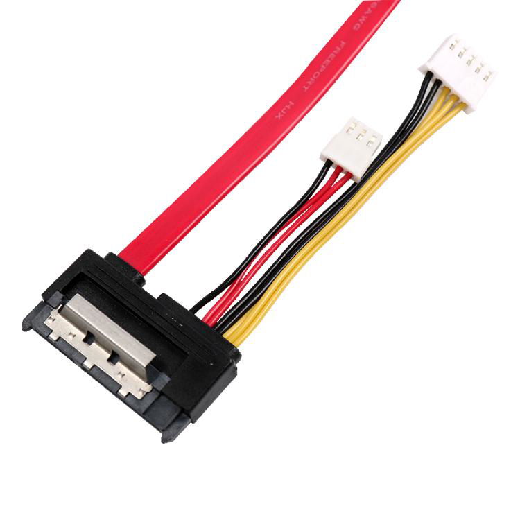 Factory OEM SATA 7+15 Pin to 7Pin SATA Power Cable 3