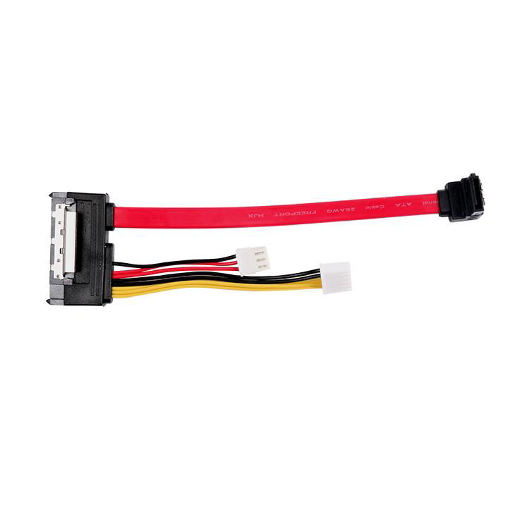 Factory OEM SATA 7+15 Pin to 7Pin SATA Power Cable 4