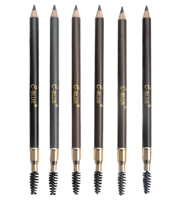 Long-lasting wool eyebrow pencils waterproof sweatproof double ended for beginne 2