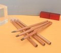 wooden square eyebrow pencil beauty Pen sweat proof cosmetic hard lead old fashi 3