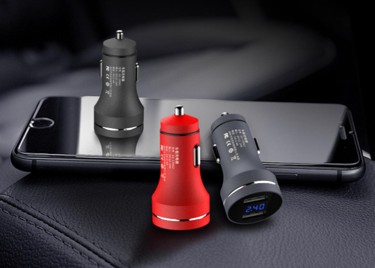 Advanced dual USB car charger