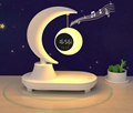 Bluetooth speaker crescent bedside light