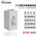 双登GFM-600 2V600AH 铅酸免维护蓄电池 持久续航 UPS不间断电源 后备电源