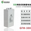 雙登GFM-300 2V200AH 鉛酸免維護蓄電池 通訊系統後備電源  1