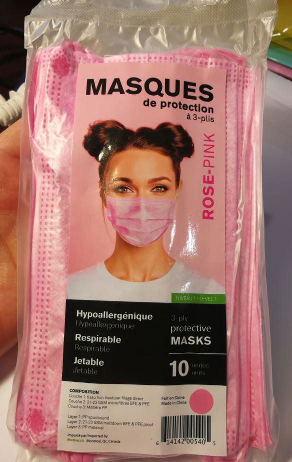 Good Quality Multiple Colors Protective Face Mask Effective resistance to drople 3