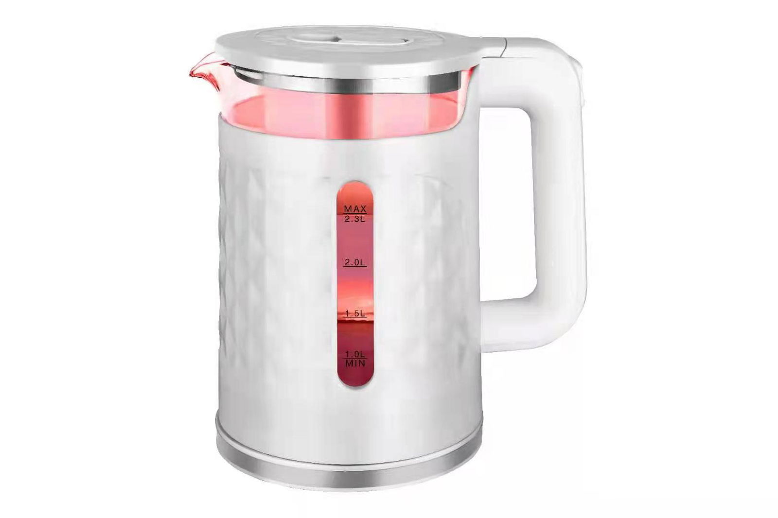 2.3L Electric Fashion Glass Kettle  2