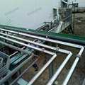 Liquid oxygen vacuum insulated pipe for