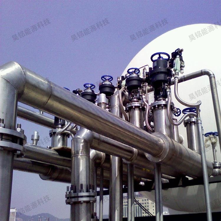 Liquid oxygen vacuum insulated pipe for air separation system 3