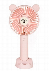 Desktop & Handheld Charging Mini Fan for Dormitory, Bedside, Office