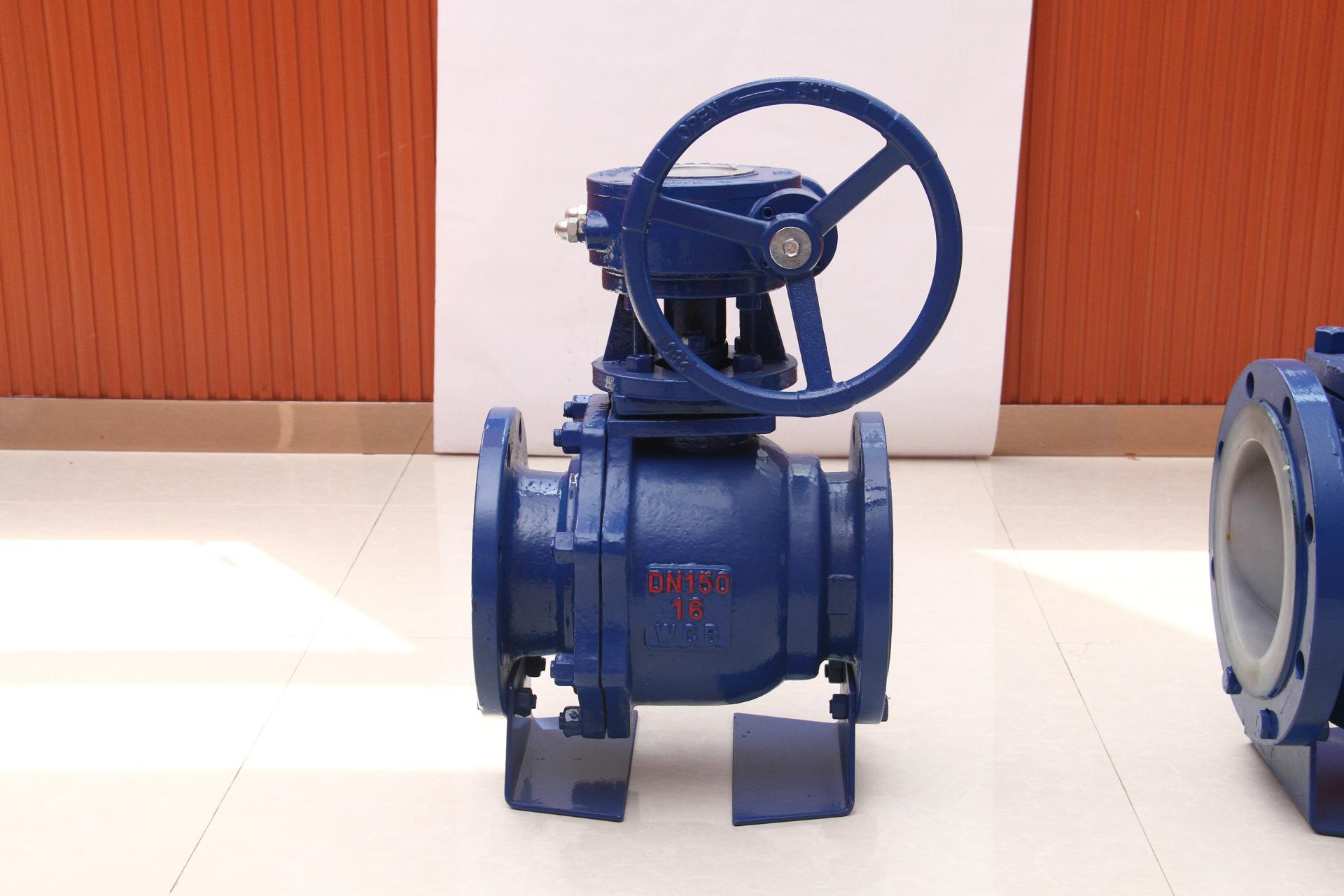 全衬氟铸钢手动蜗轮球阀 - q341f46-16c - 精华阀门 (中国 浙江省