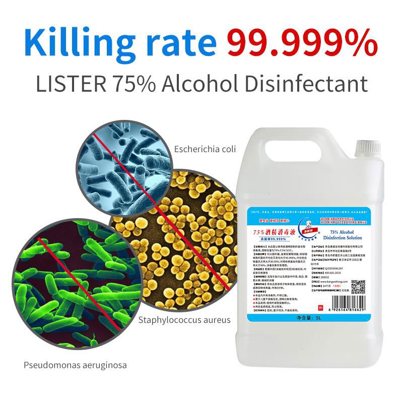 75% Alcohol Disinfectant for Environment Disinfection 3