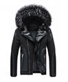 Men's cotton-padded jacket men's cross-border 2021 new fur collar detachable hoo 2