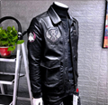 Leather jacket men's self-cultivation Korean version of the trend handsome 2019 