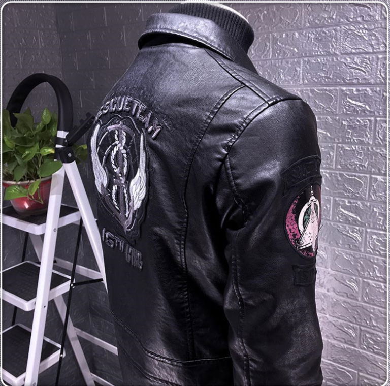 Leather jacket men's self-cultivation Korean version of the trend handsome 2019  3