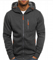 Outdoor casual fashion hoodie cross-border hot sale plus fleece autumn coat jack 5