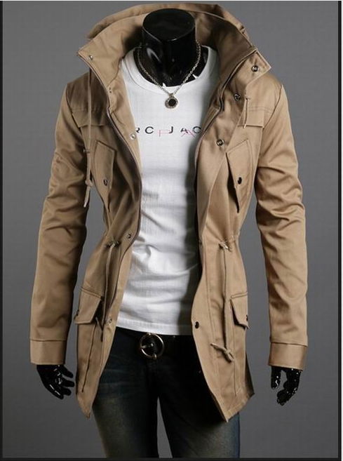 2021 autumn and winter new solid color outerwear stitching casual jacket men's r 2