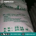 Citric acid food grade CAS No. 77-92-9  1